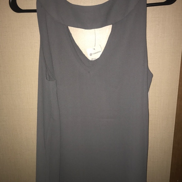 NWT versona gray dress tank - Picture 4 of 5